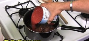 Make traditional style spaghetti sauce