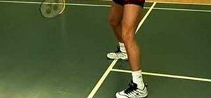 Move to forehand net in badminton
