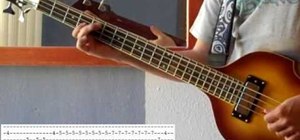 Play the Beatles' "In My Life" on an electric bass