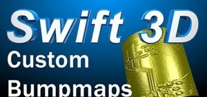 Apply custom bumpmap textures to models in Swift 3D v6