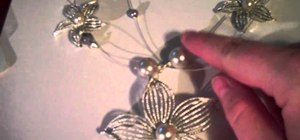 Craft easy wire wrapped jewelry for a Christmas present