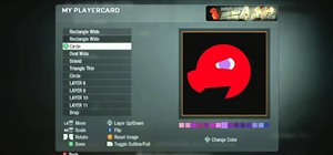 Make a Pokémon Charmeleon playercard emblem in Call of Duty: Black Ops