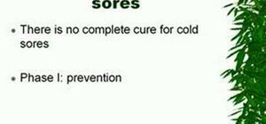 Get rid of your cold sores
