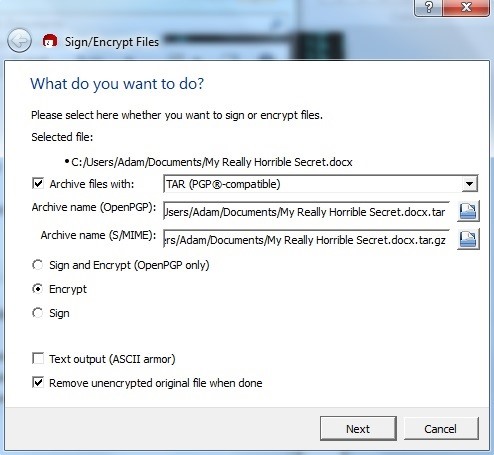 How to Use GPG4Win in Windows to Encrypt Files & Emails