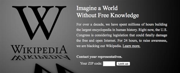 How to Access Wikipedia During Today's SOPA Blackout
