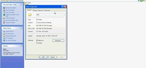 Change the ownership & permissions of a folder