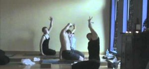 Complete simple vinyasa yoga stretches to improve flexibility