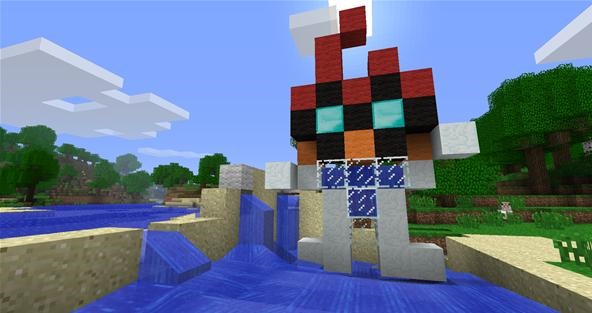Minecraft Challenge: Mascot - harder than it looks