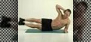 Tone abs with a side jackknife exercise