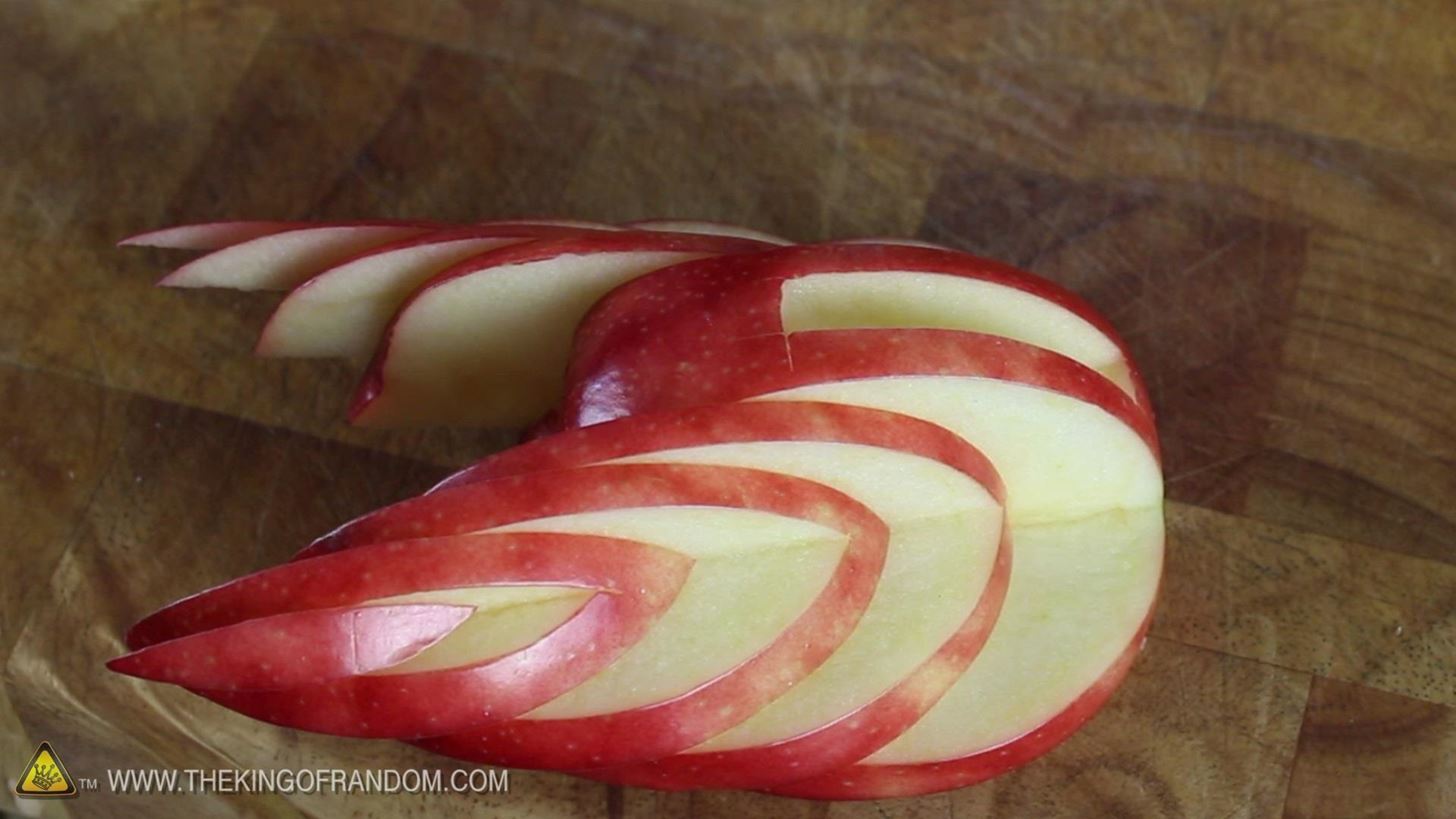 How to Turn an Ordinary Apple into a Deliciously Artful Swan