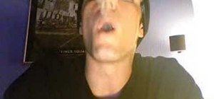 Move your jaw to blow smoke rings