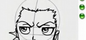 Draw the manga character Hitsugaya from Bleach