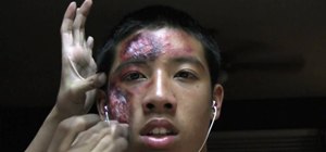 Get a trauma look with makeup on a budget