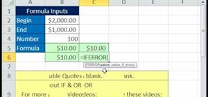 Avoid the #DIV/0! error in fornulas in Excel
