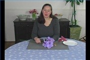 How to Use Orchids for Spring Napkin Holders