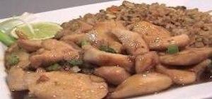 Make teriyaki chicken stir fry