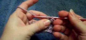 Make a back-post double crochet stitch (BPDC)