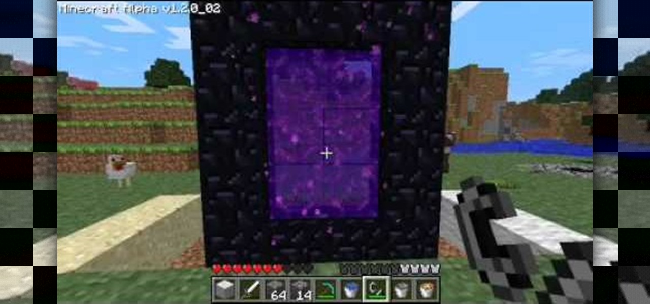 How To Make Obsidian And A Gateway To Get Into Hell In Minecraft Pc Games Wonderhowto