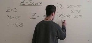 Find X-bar with the Z-score formula