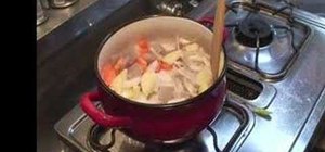 Make tonjiru or butajiro—pork and vegetable miso soup