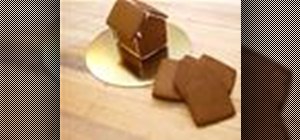 Bake sturdy gingerbread dough for gingerbread houses
