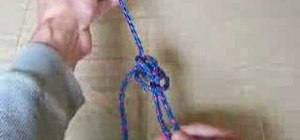 Tie a double bowline knot