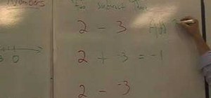Add and subtract integers