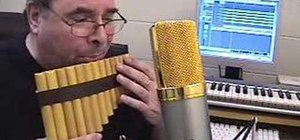 Play "My Tribute" on pan-flute