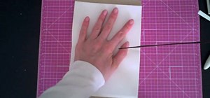 Make a notebook with ribbon binding