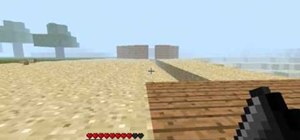 Build a falling bridge in Minecraft beta 1.6