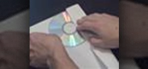 Make a paper CD case or paper DVD case
