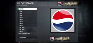 Draw both the old and new Pepsi logos in the Black Ops emblem editor