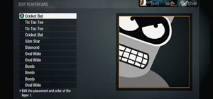 Make a Bender emblem on your Call of Duty playercard