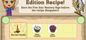 FarmVille Limited Time Crafting Recipes