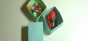 Use proper technique in order to make a paper box