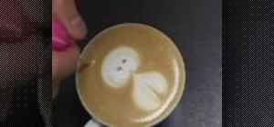 Make coffee foam art