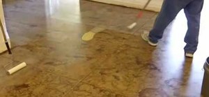 Stain your concrete floor