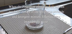 Make "instant cappuccino" with permanganate