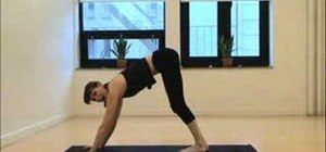 Practice yoga shakti kicks and the matrix pose