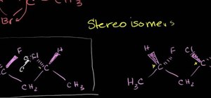 Work with stereoisomers, enantiomers and diastereomers in organic chemistry