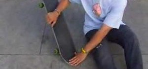 Ollie 180 on a skateboard