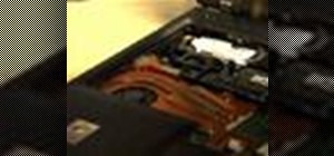 Clean and remove dust from a laptop computer