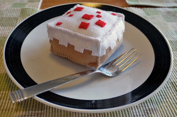 Mini Minecraft Cake