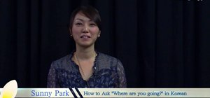 Ask someone where he or she is going in Korean