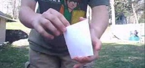 Make a simple paper popper in three simple steps