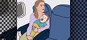 Keep a baby calm on a flight