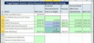 Calculate total savings in Excel