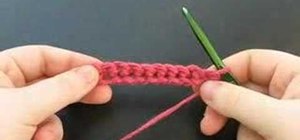 Crochet a single crochet base chain