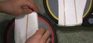 Mod your Rock Band drums with socks and rubber bands