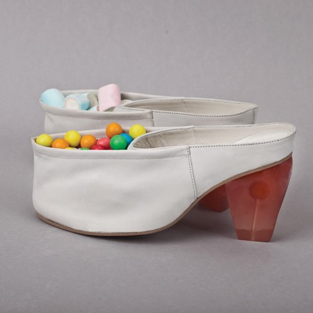 Why Not? Candy Filled Shoes = Wacky Willy Wonka Ware